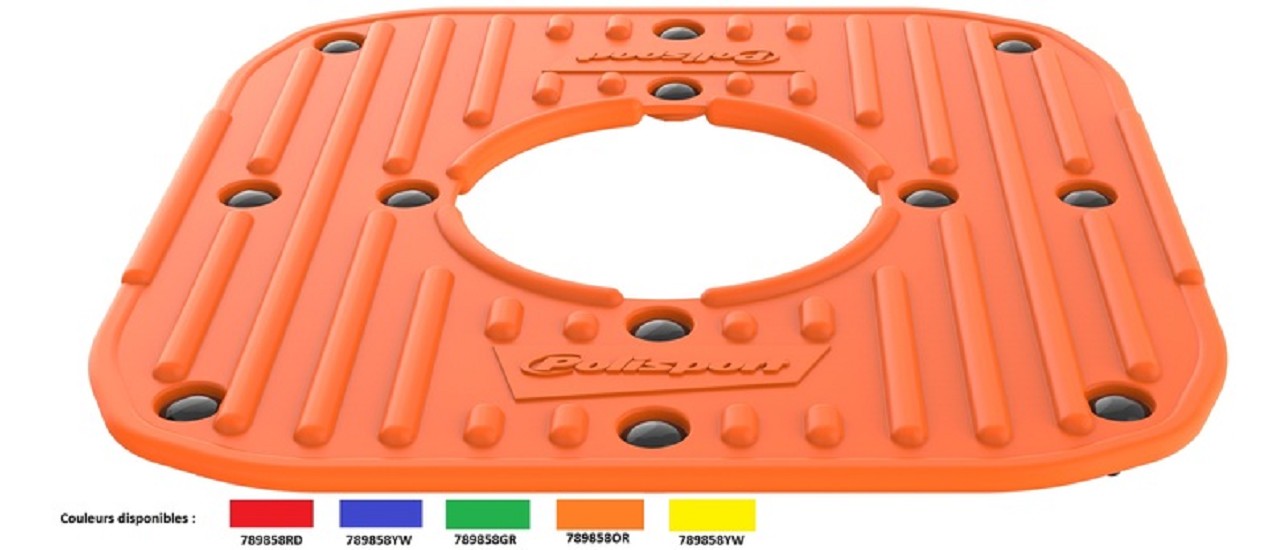 POLISPORT Dreibein-Ersatzgummi orangefarben POLISPORT Dreibein-Ersatzgummi blau