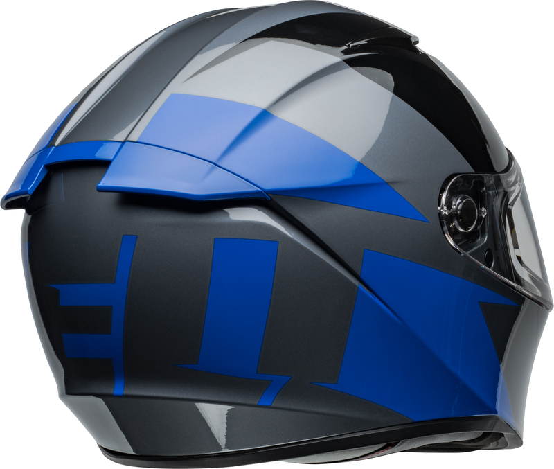 BELL Lithium Helm - Shear Gloss Gray/Blue