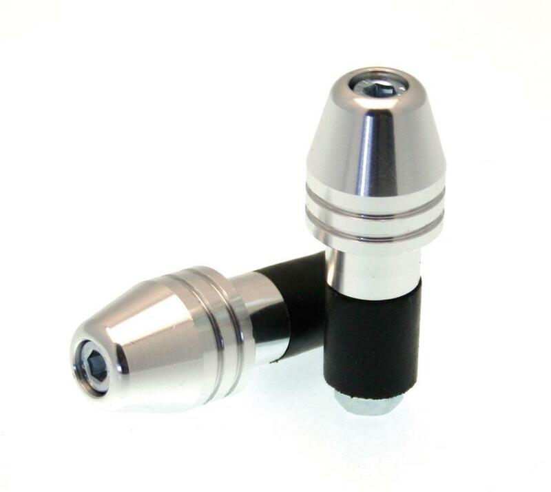 BIHR Lenkerenden ROCKET 14-18mm silber