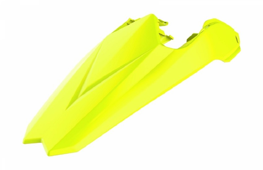 POLISPORT Rear Fender + Integrated Side Panels Neon Yellow Beta RR
