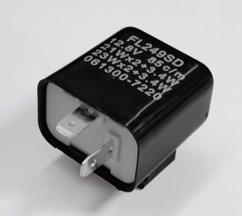 HIGHSIDER smart Blinkrelais 2Pol 12V 21W schwarz
