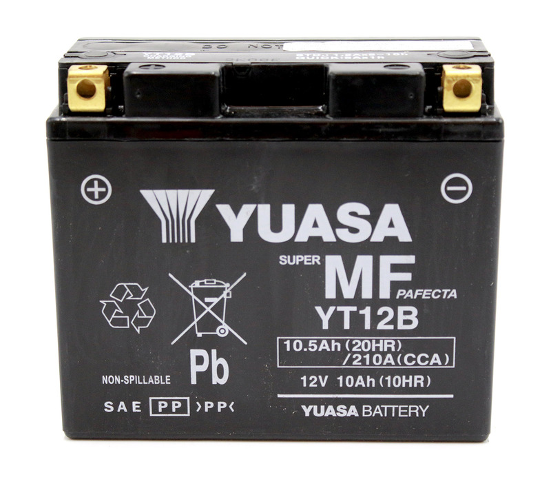 YUASA Batterie Wartungsfrei - Werkseitig aktiviert - YT12B FA YUASA Batterie Wartungsfrei - Werkseitig aktiviert - YT12B FA