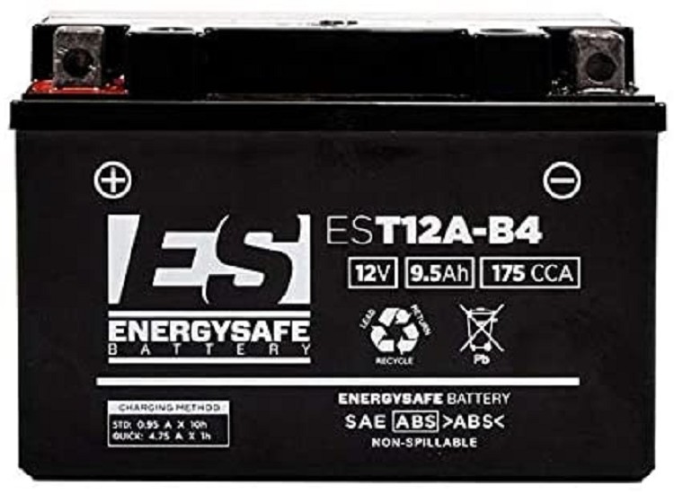 Batterie ENERGYSAFE EST12A-B4 (WC) AGM / Gel 12V/10AH (10 Std.) [150x87x105] CCA=175A (2 Jahre Garantie - s. Artikeltext)