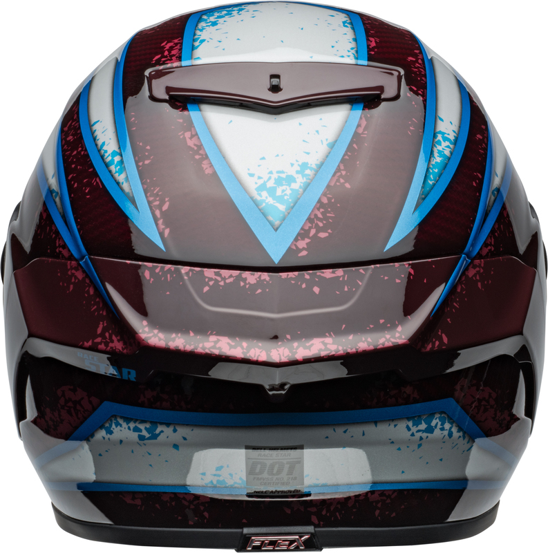 BELL Race Star DLX Flex Helm - Xenon Gloss Red/Silver BELL Race Star DLX Flex Helm - Xenon Gloss Red/Silver