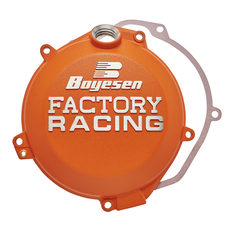 BOYESEN Factory Racing Kupplungsdeckel Orange - passend für KTM SX85 BOYESEN Factory Racing Kupplungsdeckel Orange - passend für KTM SX85