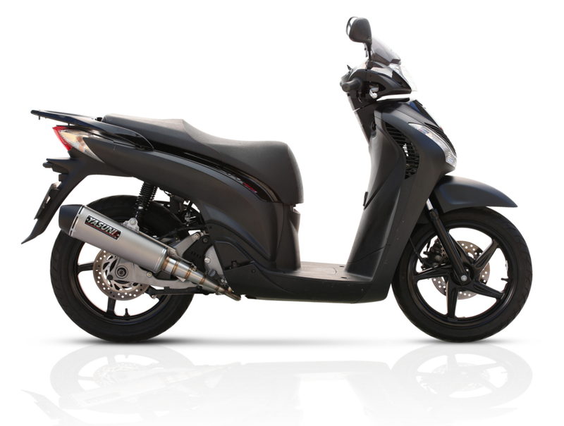 YASUNI Scooter 4 komplette Auspuffanlage - passend für Honda SH 125 YASUNI Scooter 4 komplette Auspuffanlage - passend für Honda SH 125