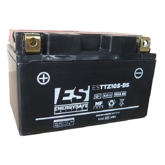 Batterie ENERGYSAFE ESTTZ10S-BS (CP) mit Säurepack 12V/8,6AH (10 Std.) [150x87x89] CCA=150A (2 Jahre Garantie - s. Artikeltext)