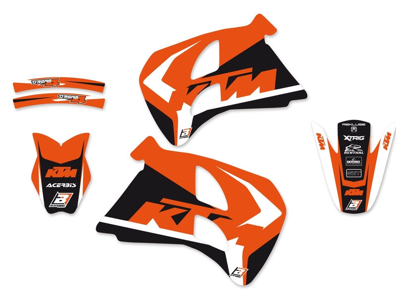 BLACKBIRD Dream Graphic 4 Deko-Kit passend für KTM BLACKBIRD Dream Graphic 4 Deko-Kit passend für KTM