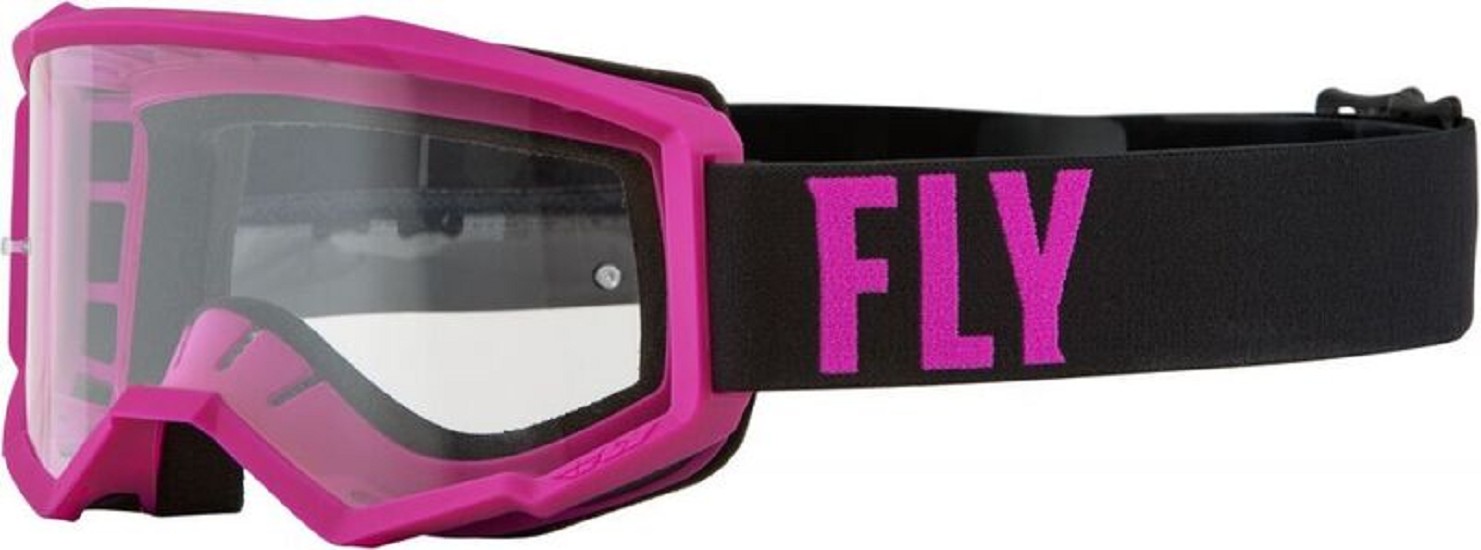FLY RACING Focus Goggle Pink/Black W/ Clear Lens FLY RACING Focus Goggle Pink/Black W/ Clear Lens