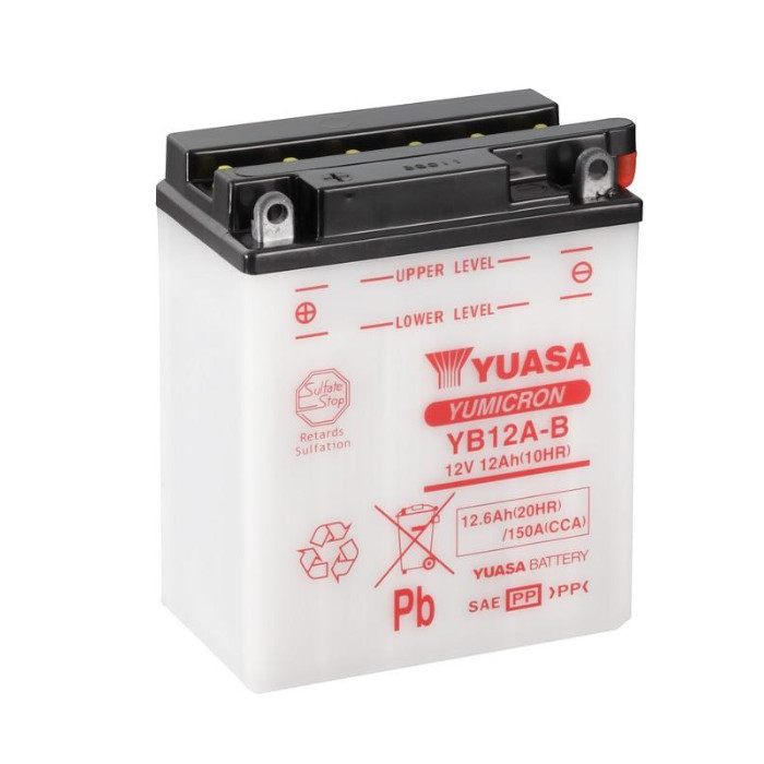Batterie YUASA YB12A-B 12 AH Batterie YUASA YB12A-B 12 AH