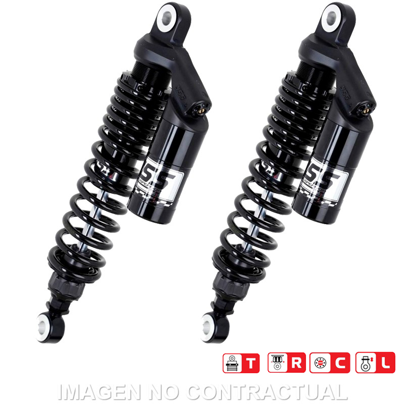Federbein G362-Serie Stereo hinten Black Edition passend für DUCATI 1000 GT (07-10), Sport Classic (06-09) RG362-380TRCL-08-888-B Federbein G362-Serie Stereo hinten Black Edition passend für DUCATI 1000 GT (07-10), Sport Classic (06-09) RG362-380TRCL-08-888-B