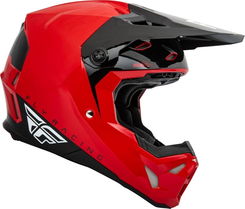 FLY RACING Formula CP Slant Helmet Red/Black/White LG