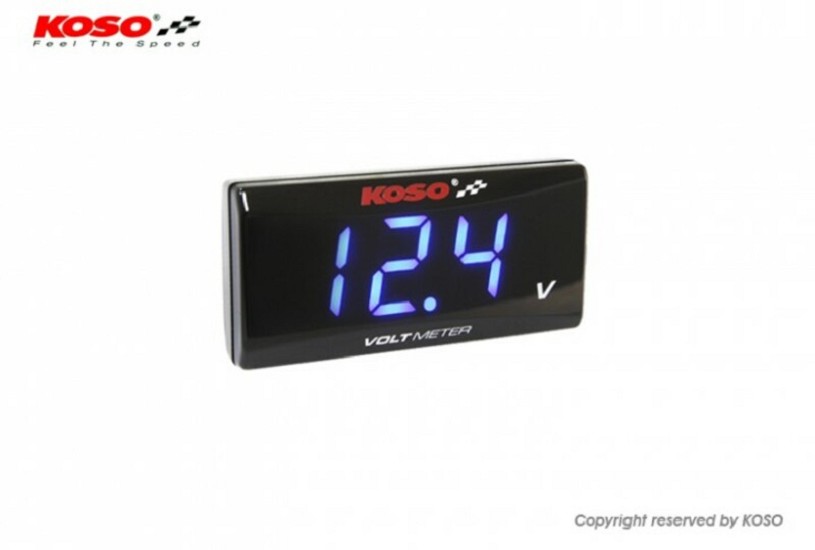KOSO Voltmeter Super Slim Style KOSO Voltmeter Super Slim Style
