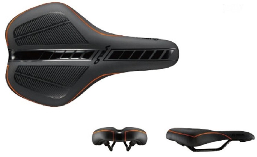 VELO Bike Saddle Junior B97-01 24 Black/Orange VELO Bike Saddle Junior B97-01 24 Black/Orange