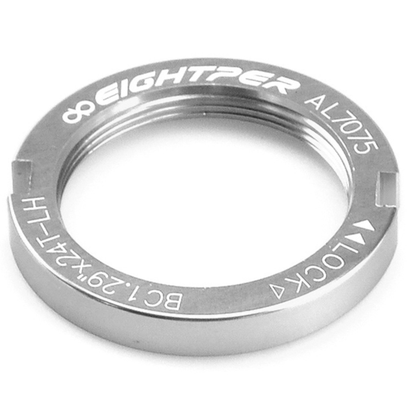Fixie Sprocket Lockring EIGHTPER - Anodized silver Fixie Sprocket Lockring EIGHTPER - Anodized silver