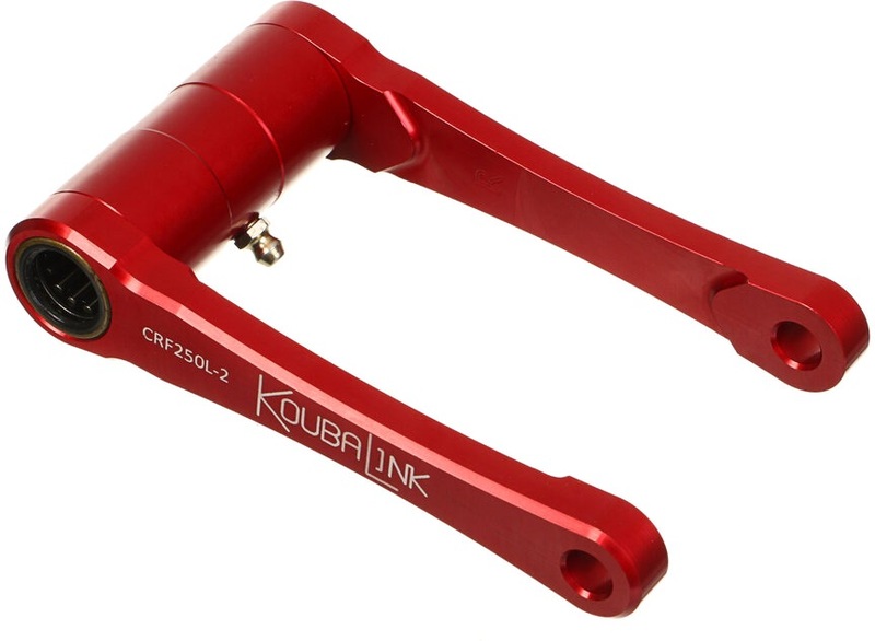 KOUBALINK Tieferlegungssatz (44.5 mm) Rot - passend für Honda CRF250L KOUBALINK Tieferlegungssatz (44.5 mm) Rot - passend für Honda CRF250L