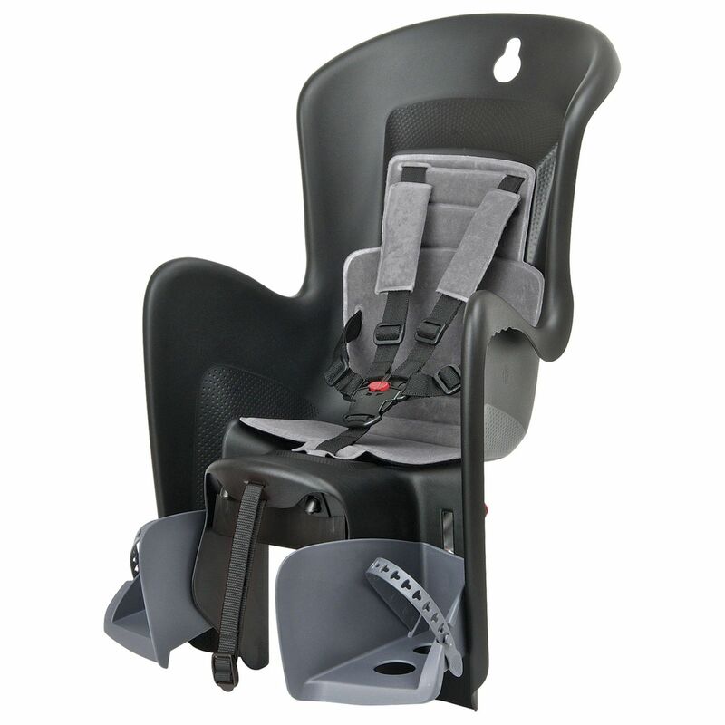 POLISPORT Bilby Maxi CFS Rear Child Bike Seat Carrier Mounting - Black/Dark Grey