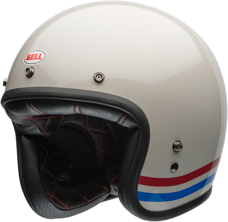 BELL Custom 500 Helm - Stripes Pearl