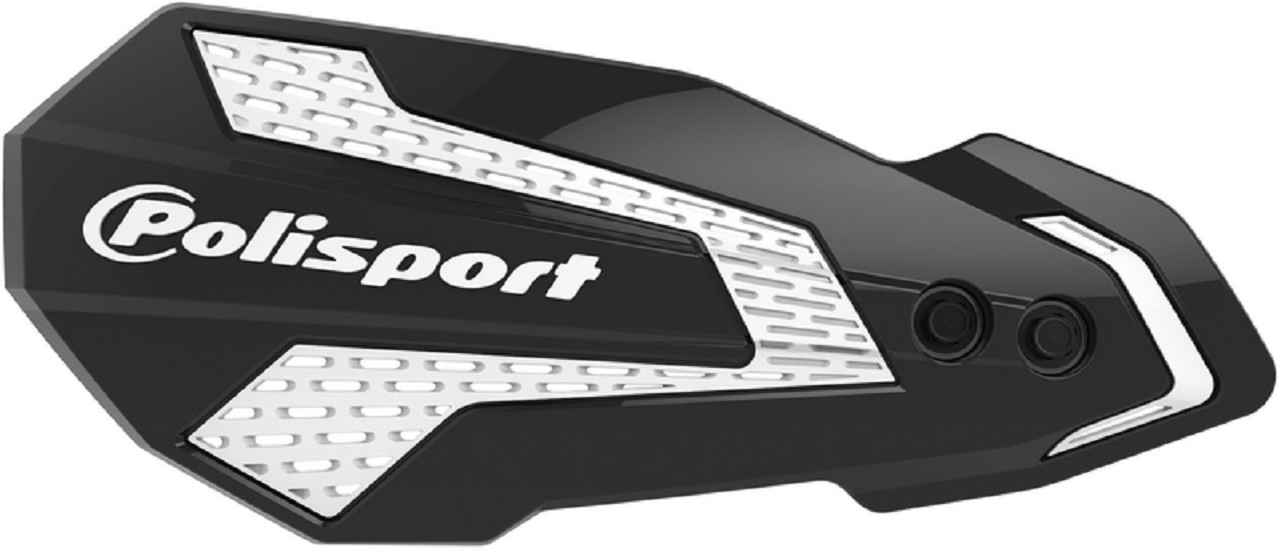 POLISPORT MX Flow Handschützer Schwarz / Weiß - passend für Honda CRF450R / RX