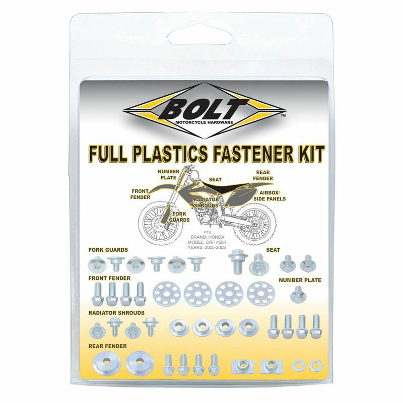 BOLT Edelstahl-Schraubensatz für Kunststoffteile passend für Honda CRF 250/450R/X