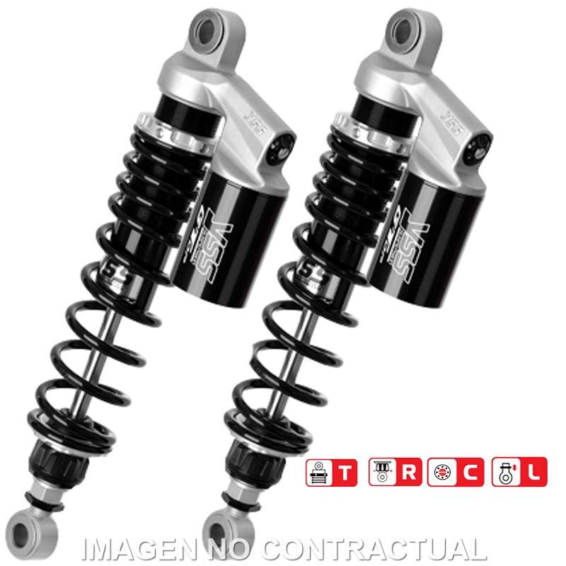 Federbein G362-Serie Stereo hinten für Kompatibel mit TRIUMPH Bonneville T120 (16-), Street Cup 900 RG362-350TRCL-48-888 Federbein G362-Serie Stereo hinten für Kompatibel mit TRIUMPH Bonneville T120 (16-), Street Cup 900 RG362-350TRCL-48-888
