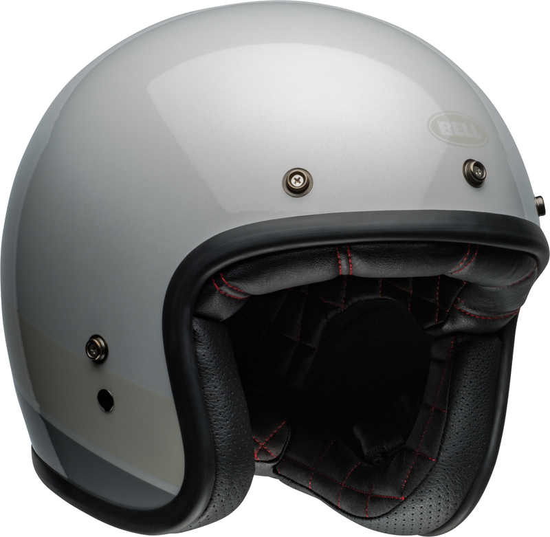 BELL Custom 500 Helm - Gloss Silver Flake