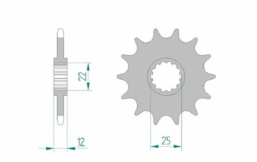 AFAM Standard Stahlritzel vorne 94313 - 520 AFAM Selbstreinigendes Stahlritzel vorne 94313 - 520