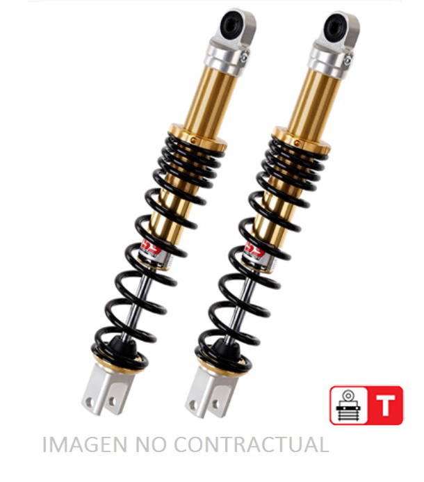 Federbein E302-Serie Stereo hinten passend für Kymco New Down Town 350i (15-21) TE302-400T-06AL-38 Federbein E302-Serie Stereo hinten passend für Kymco New Down Town 350i (15-21) TE302-400T-06AL-38