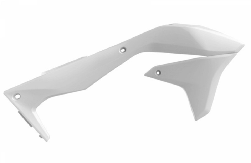 POLISPORT Kühlerspoiler seitlich Weiß passend für Kawasaki KX450F