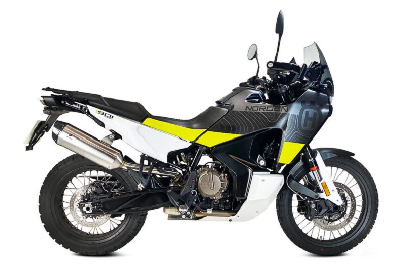 IXRACE Desert Edelstahl-Endtopf passend für KTM 790 Adventure 19-, 890 Adventure 20-, HUSQVARNA NORDEN 901
