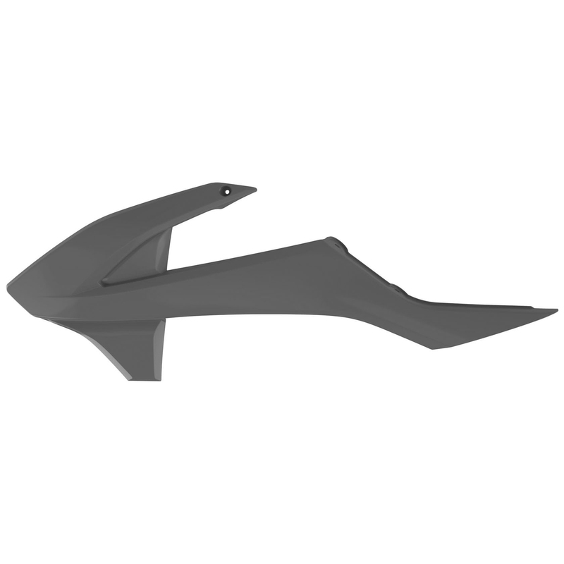 POLISPORT Kühlerspoiler seitlich - Grau/Grau