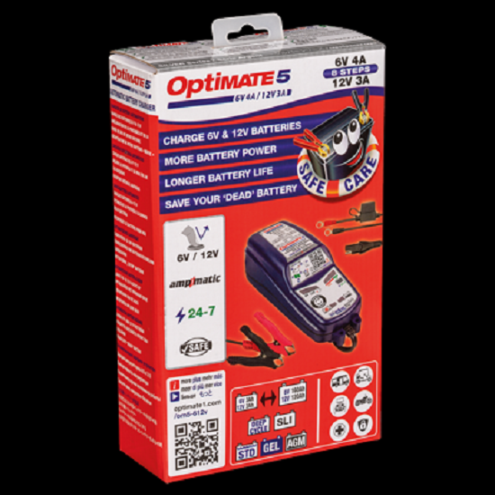 Batterieladegerät OptiMATE 5 Select 8-stufig, 12V 3A/6V 4A STD/AGM/Gel