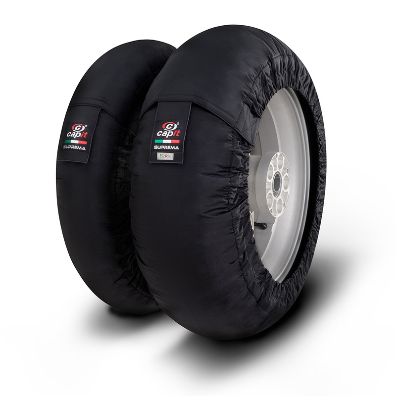 CAPIT Suprema Spina Reifenwärmer Schwarz (110-70/17'' / 140-70/17'')