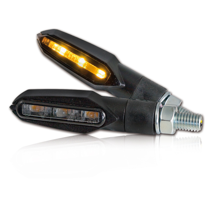 SMD-Blinker Slight schwarz M8 getönt SMD-Blinker Slight schwarz M8 getönt