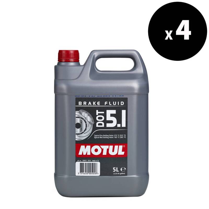 MOTUL DOT 5.1 Bremsflüssigkeit - 5L x4 MOTUL DOT 5.1 Bremsflüssigkeit - 5L x4
