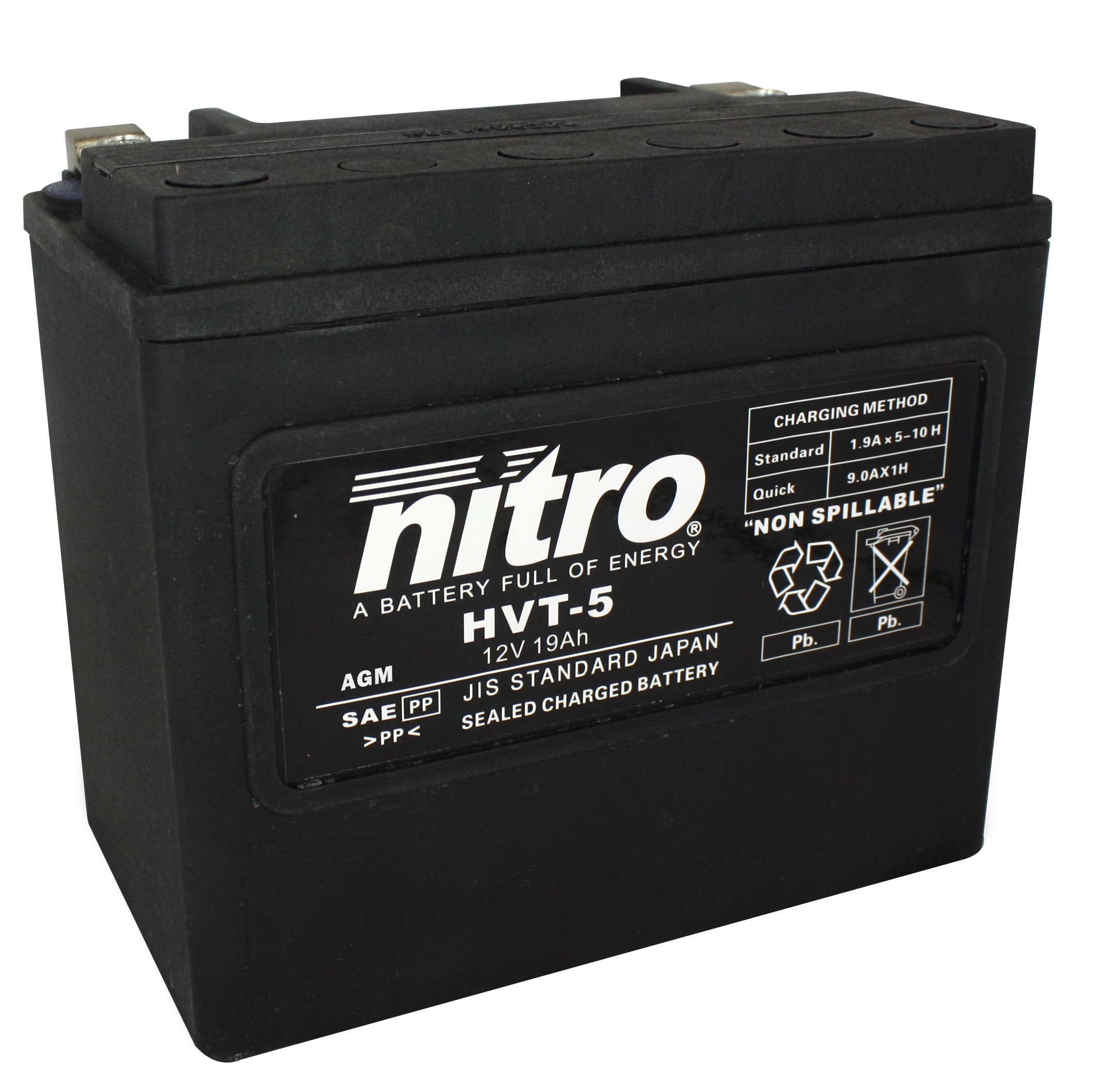 Batterie NITRO HVT 05 SLA (WC) Gel 12V/22Ah [173x98x155] CCA=325A