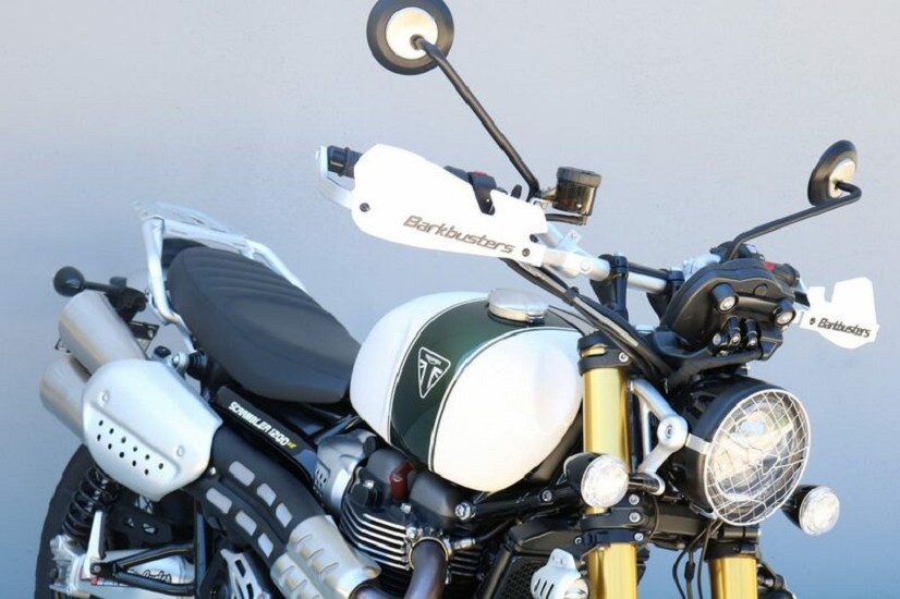 BARKBUSTERS Hardware-Kit Zweipunktbefestigung Alu Kompatibel mit TRIUMPH Scrambler 1200