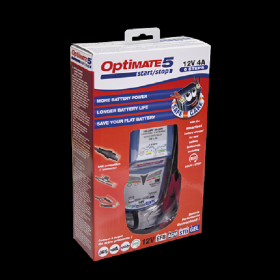 Batterieladegerät OptiMATE 5 start/stop 6-stufig, 12V, 4A STD/AGM/Gel/EFB
