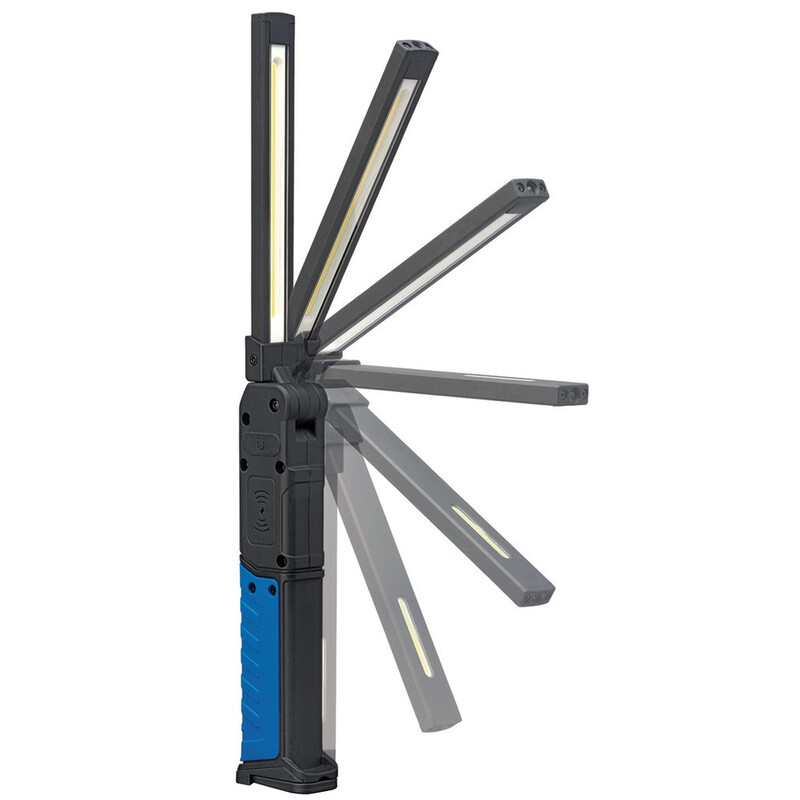 DRAPER Klappbare schlanke Inspektionsleuchte COB/SMD LED Kabellos - 6W/800 Lumen