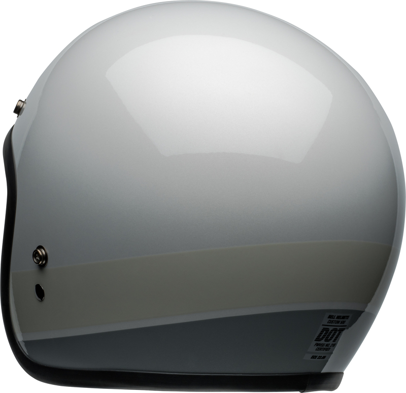 BELL Custom 500 Helm - Gloss Silver Flake