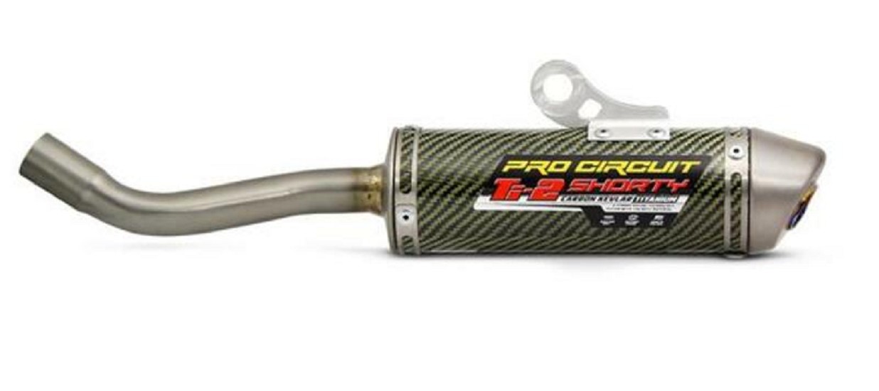 PRO CIRCUIT TI-2 Shorty Schalldämpfer Carbon/Endkappe Titan passend für Yamaha YZ85 PRO CIRCUIT TI-2 Shorty Schalldämpfer Carbon/Endkappe Titan passend für Yamaha YZ85