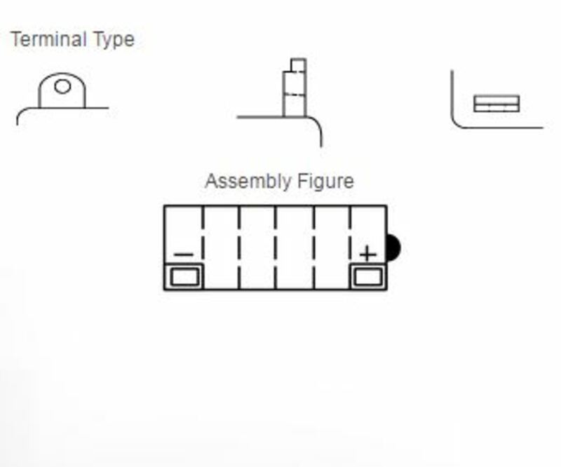 YUASA Blei/Säure Batterie ohne Säurepack - 12N5.5A-3B