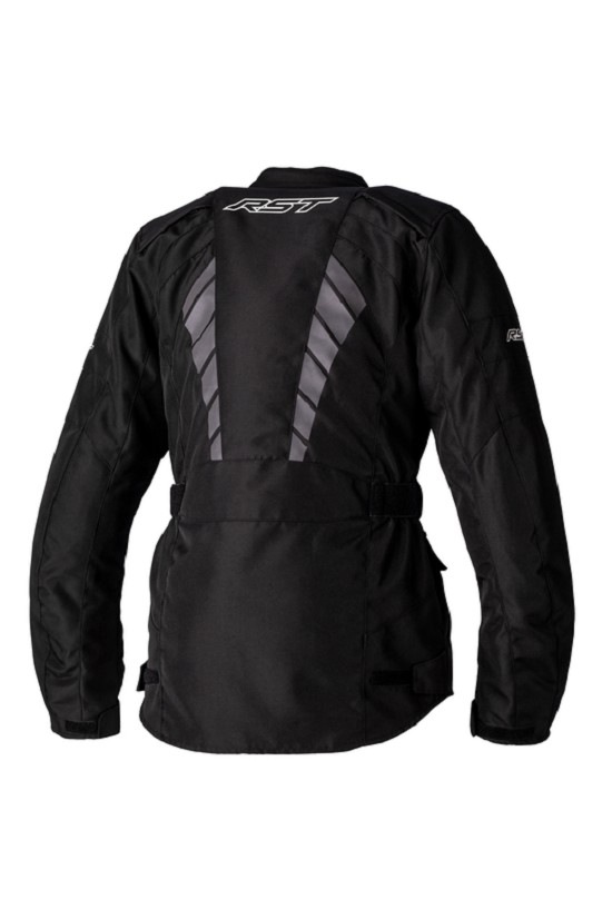 RST Damen Alpha 5 CE Textil-Jacke - Schwarz/Schwarz Größe XXL