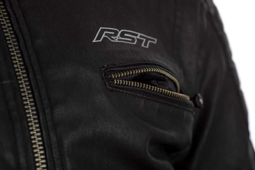 RST Brixton CE Textil-Jacke Schwarz Größe S
