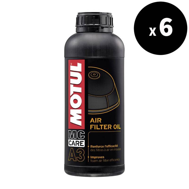 MOTUL A3 Air Filter Oil - 1L x6 MOTUL A3 Air Filter Oil - 1L x6