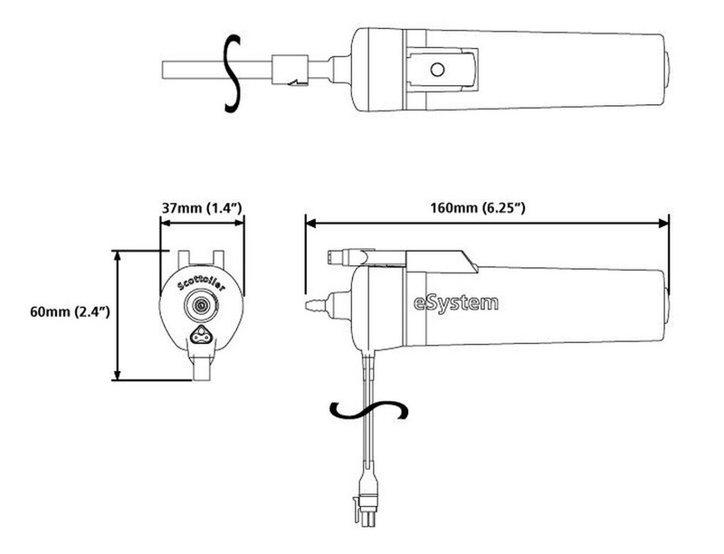 SCOTTOILER eSystem 3.1 Kettenöler + biologisch abbaubares grünes Schmiermittel