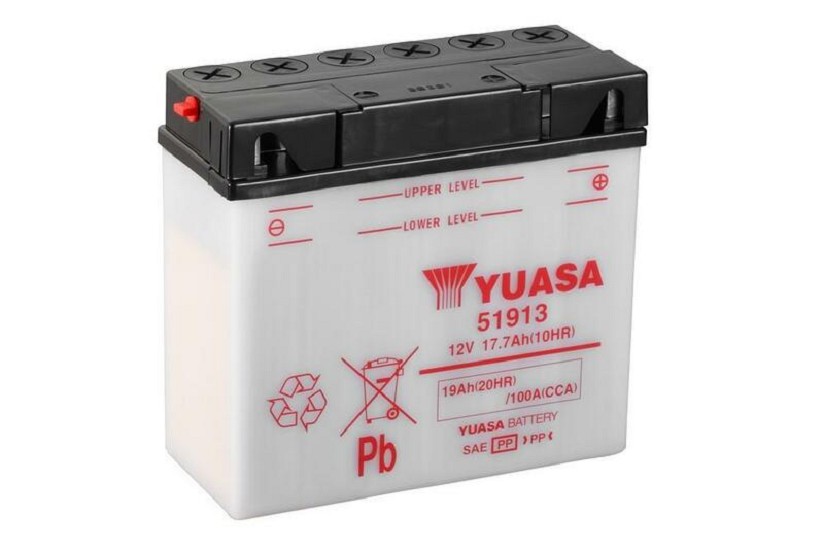 YUASA Blei/Säure Batterie ohne Säurepack - 51913 YUASA Blei/Säure Batterie ohne Säurepack - 51913