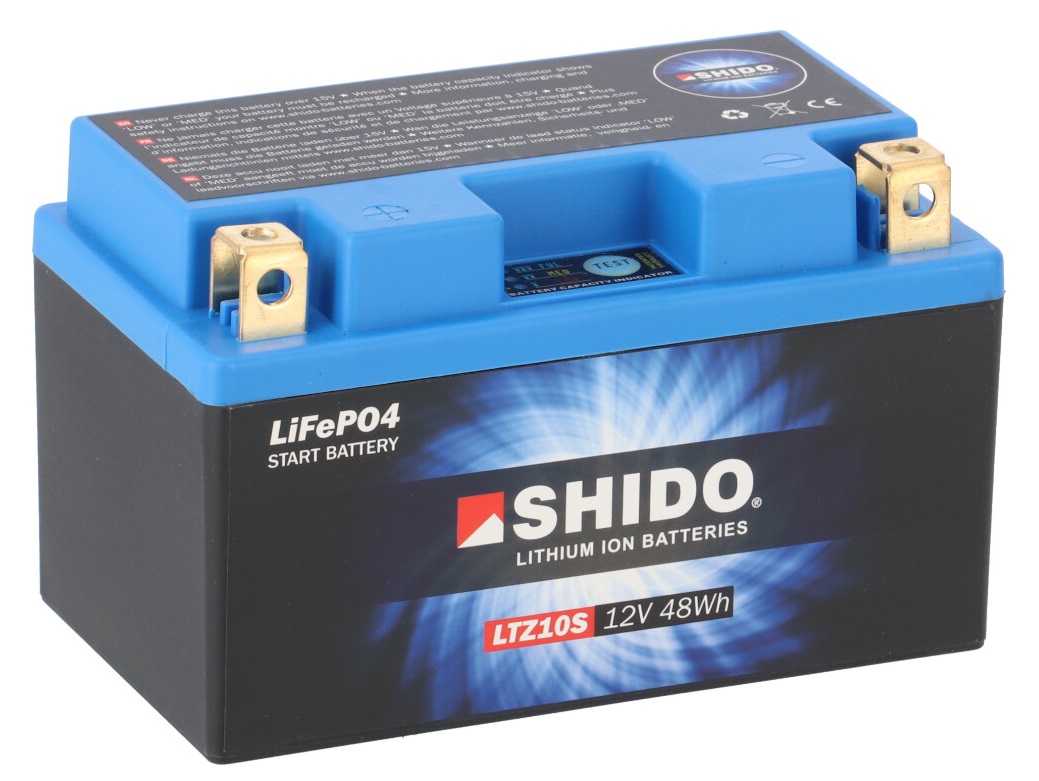 Batterie SHIDO LTZ10S Lithium Ion 12V/4Ah [150x87x93] CCA=240A