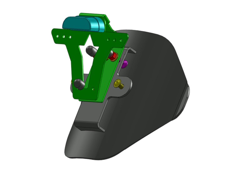 ACCESS DESIGN Kennzeichenhalter auf Radhöhe schwarz passend für Yamaha MT-09