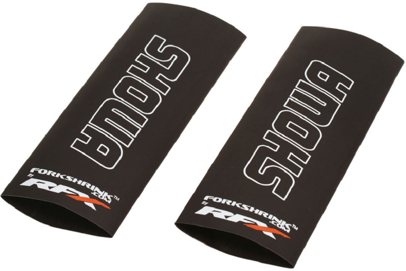 RFX Race Series Gabelschrumpfschlauch - Schutz mit Showa-Logo - Weiß